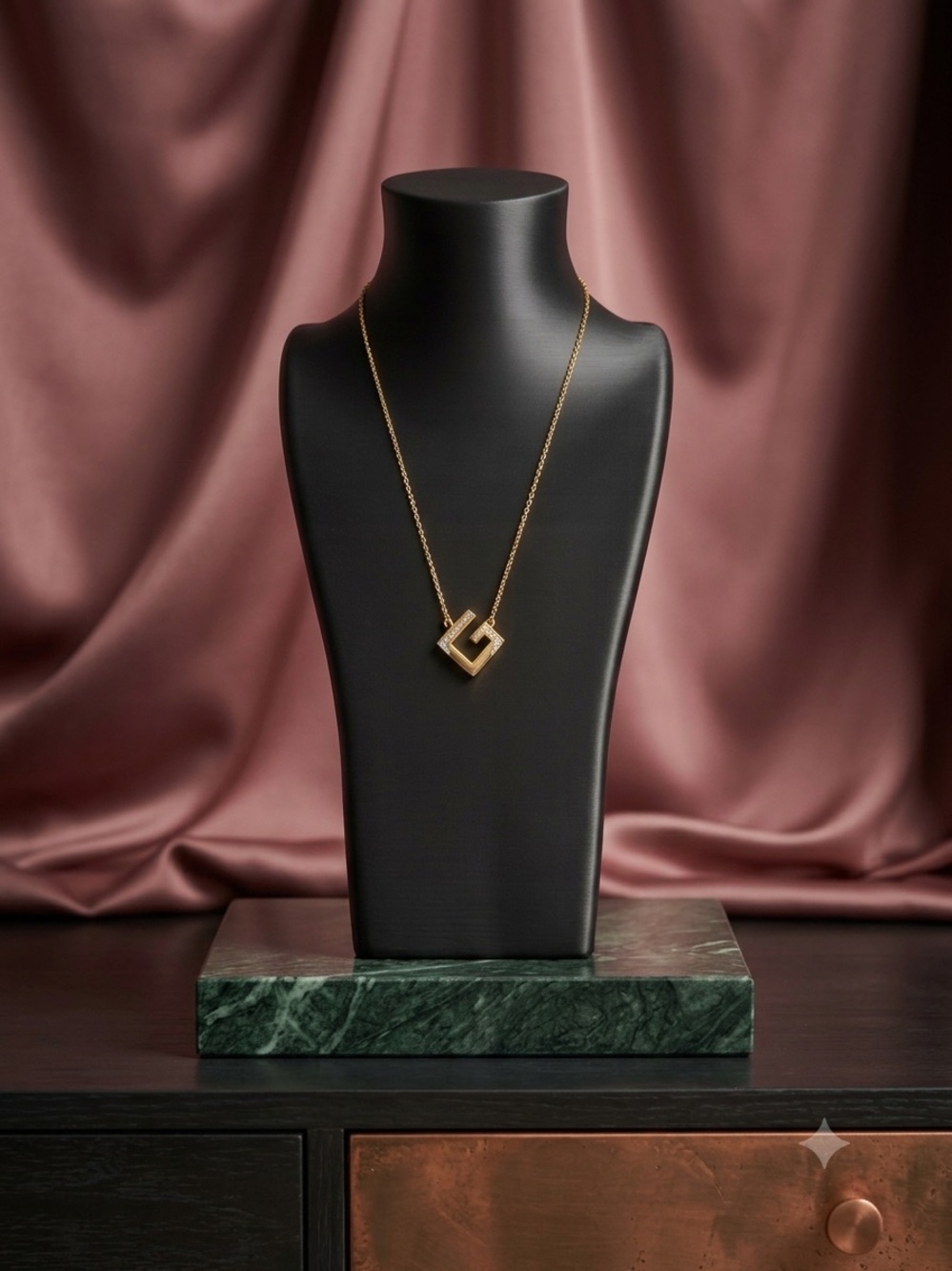 Givenchy Vintage Necklace “G” Pendant